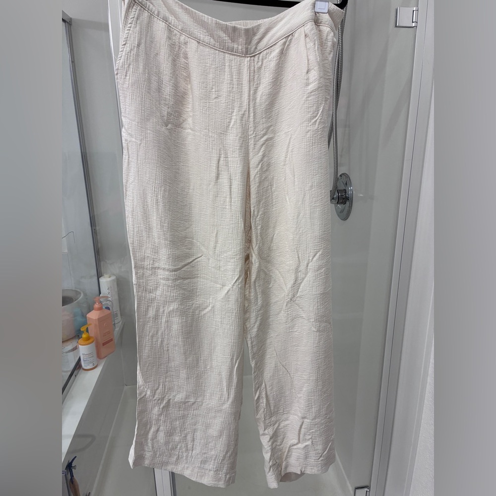 A New Day Ivory Textured Pants